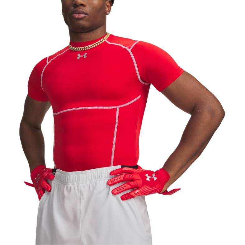 Under Armour T Shirts Men's Red Crew Neck