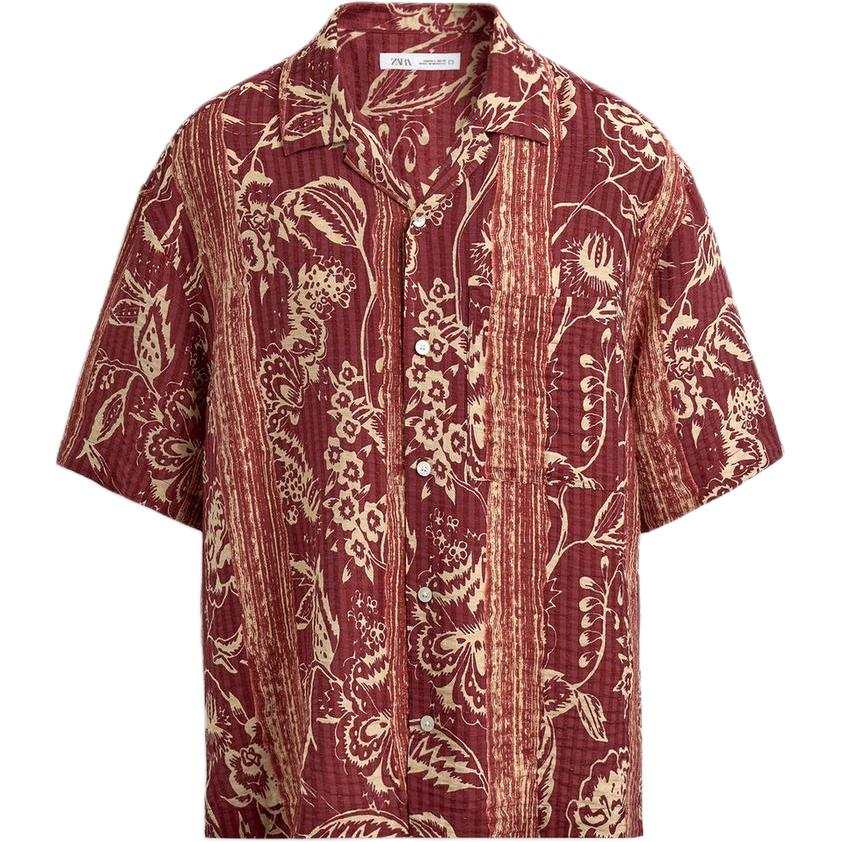 ZARA ZARA Shirts Men's Red Moderate
