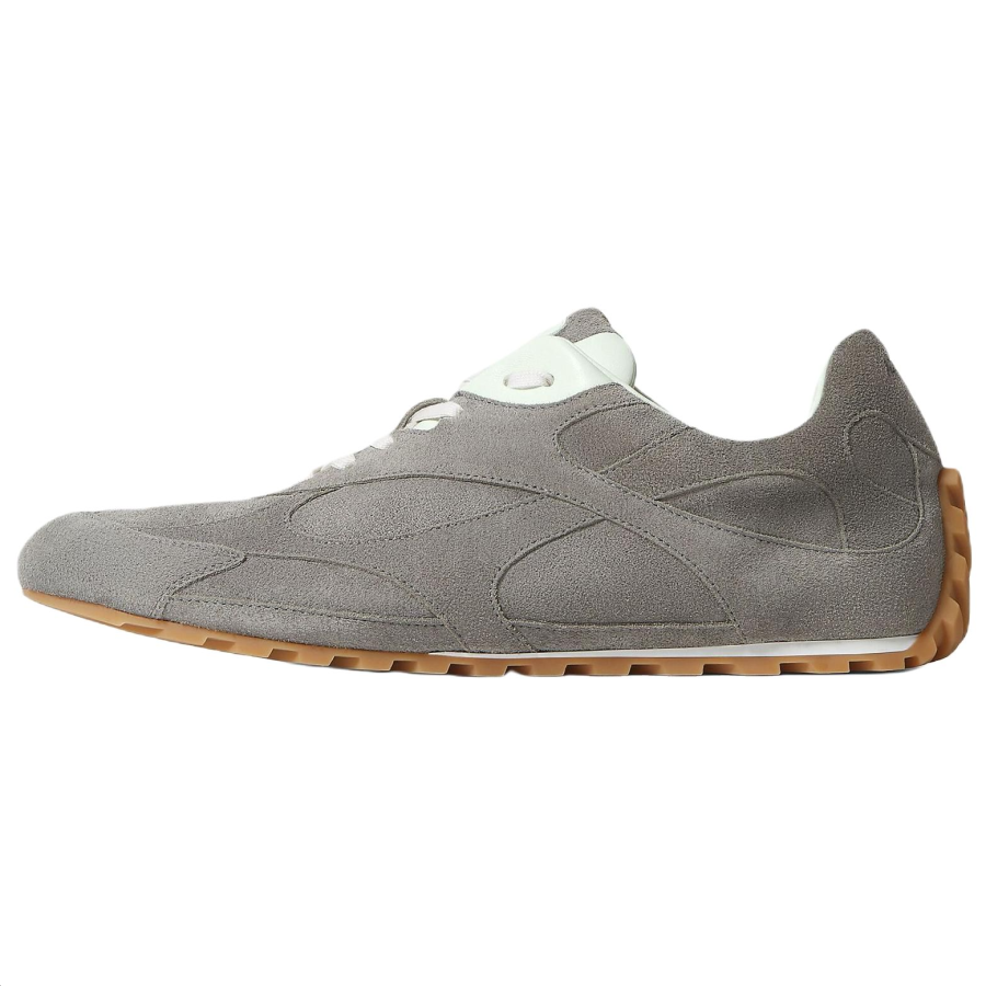 Bottega Veneta Orbit Flash Low top Casual Shoes Men's Gray & Glacier Blue