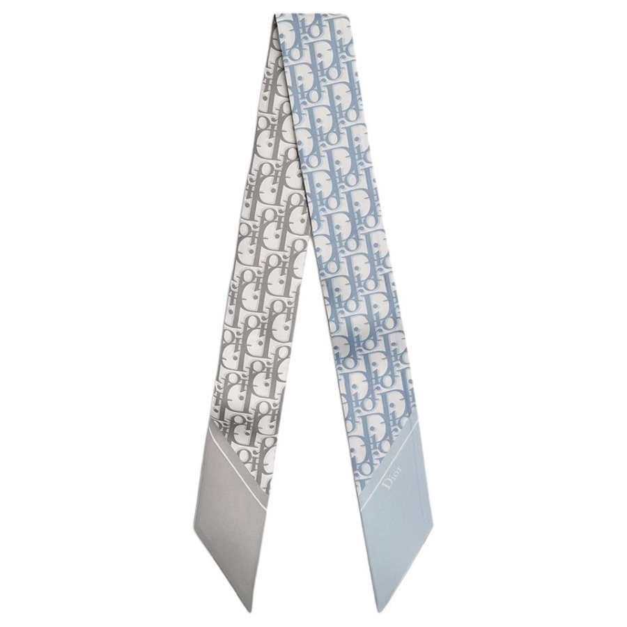 DIOR DIOR Scarves Unisex Light Blue/Gray