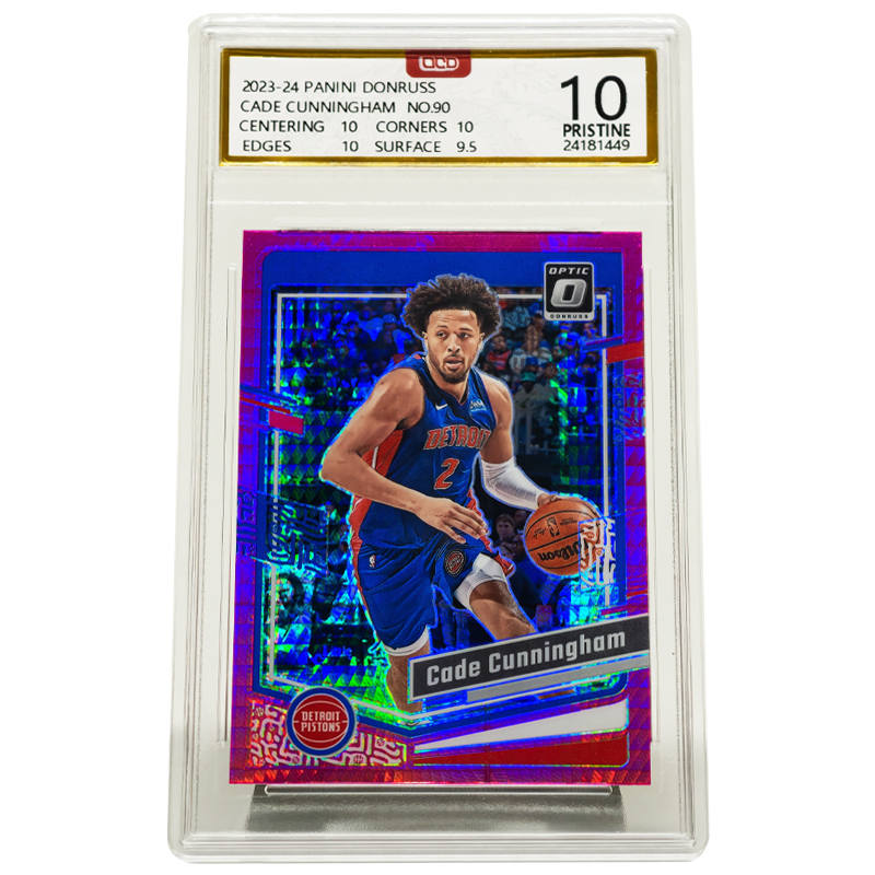 PANINI DONRUSS Cunningham Star Card 23 24 Season Durex, Refringence Large Scale Graded Cards 1 Pc