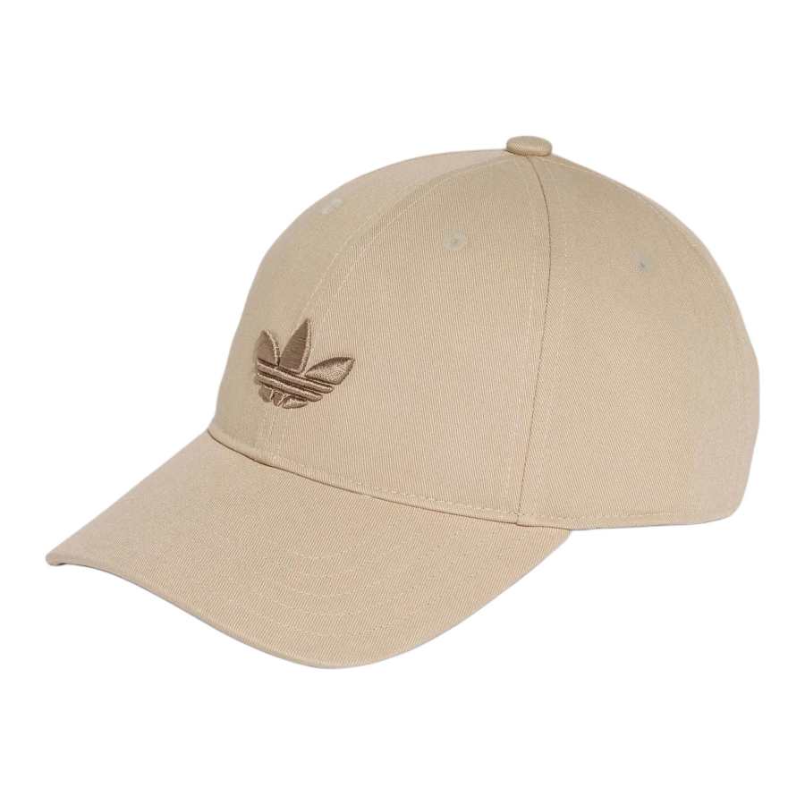Adidas Originals Cotton Twill Baseball Caps Unisex Khaki Brown