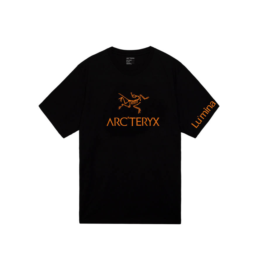 Arcteryx IONIA T Shirts Men's Black II/Black II International, Suggestion Size Small Crew Neck Moderate Straight Fit