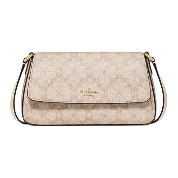 Kate Spade Flower PVC Crossbody Bags Women's Khaki