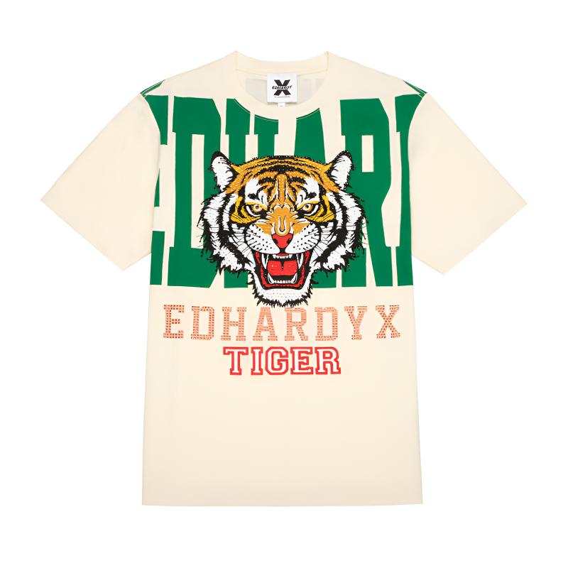 ED HARDY X T Shirts Unisex Crew Neck Moderate Straight Fit