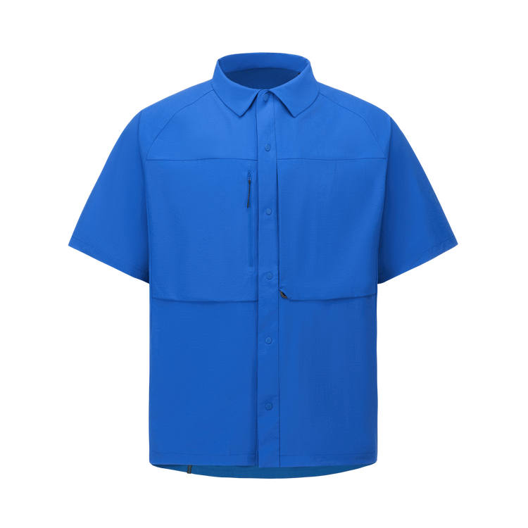 DESCENTE DESCENTE Woven Short Sleeved Shirt Men's
