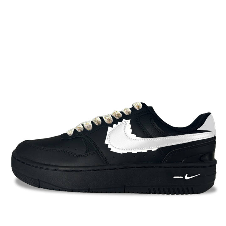 Nike Nike Gamma Force Blackfield Starlight Synthetic Leather Low top Skateboard Shoes Women's Black