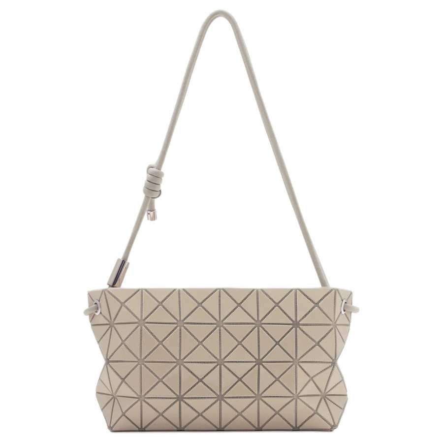 ISSEY MIYAKE Polyvinyl Chloride Resin PVC Crossbody Bags Women's Sandy Beige