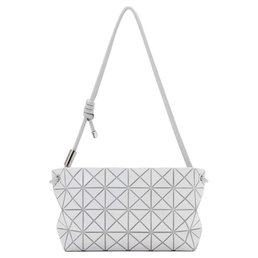 ISSEY MIYAKE PVC Crossbody Bags Women's Light Gray