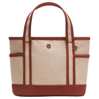 Lululemon Cotton Handbag Women's Khaki & Cranberry