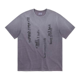 Thisisneverthat SS26 Lyrics Tee Faded Purple T Shirt Unisex