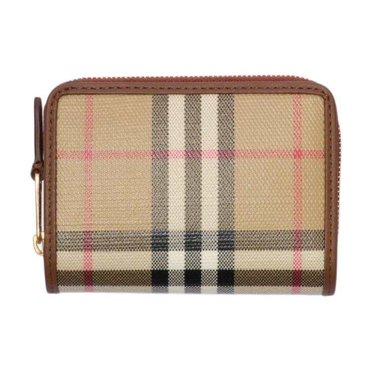 Burberry Cotton Card Holder Small Women's Archive Beige