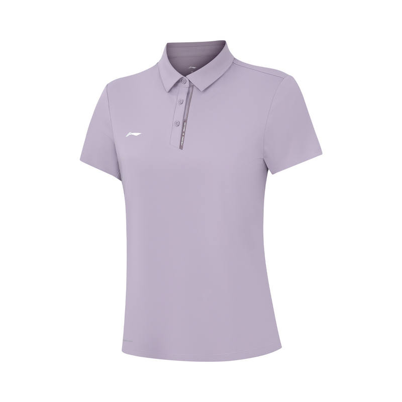 Li-Ning Li Ning Polo Shirt Women's Smoky Gray Mauve