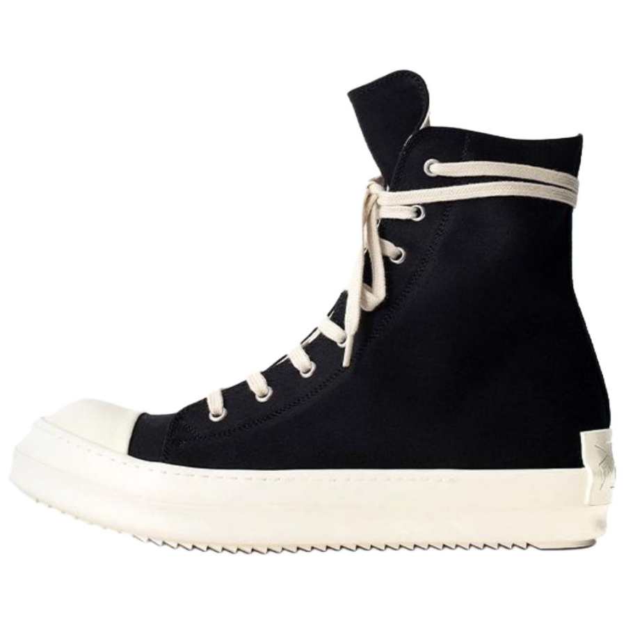 Rick Owens DRKSHDW High top Canvas Shoes Women's Black