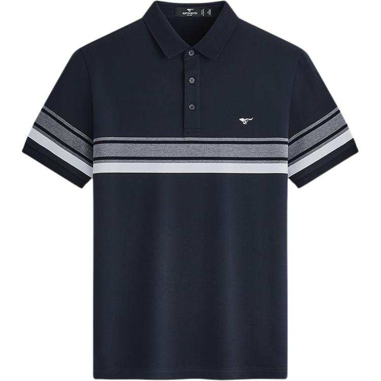 SEPTWOLVES Polo Shirts Men's Lapel Moderate Straight Fit