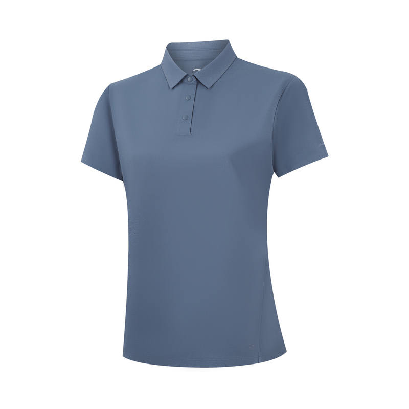 Li-Ning Li Ning Polo Shirt Women's Gray Indigo