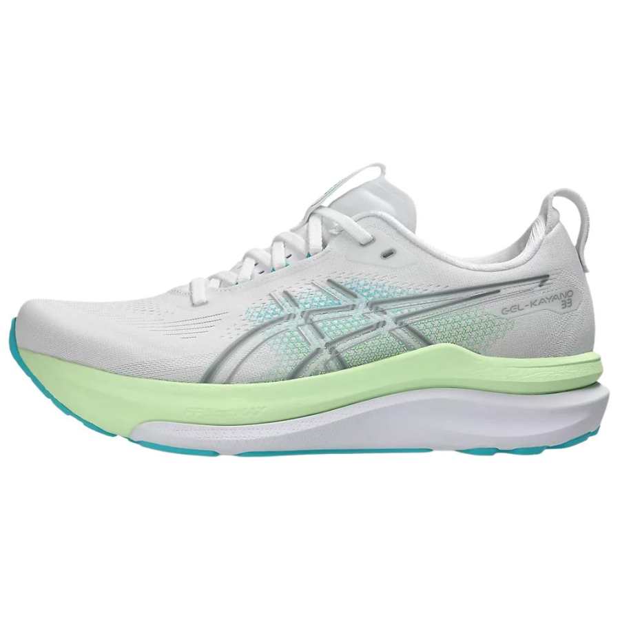 ASICS GEL KAYANO 33 Breathable Support Rebound Running Shoes Men's White