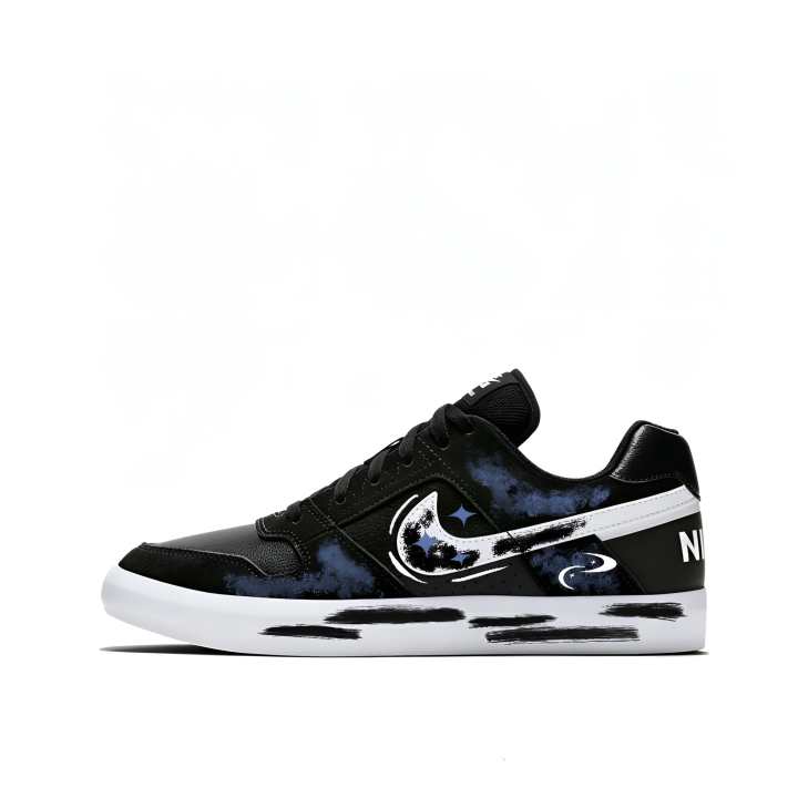 Nike Nike SB Delta Slip Resistant, Abrasion Resistant, Lightweight Low top Skateboard Shoes Unisex Black Blue