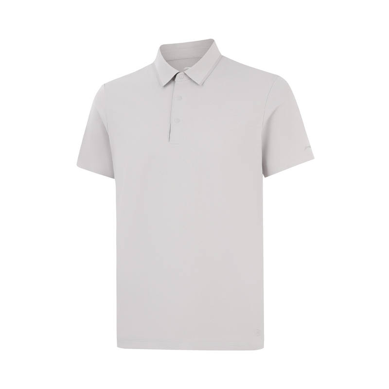 Li-Ning Li Ning Polo Shirt Men's Cooking Smoke Gray