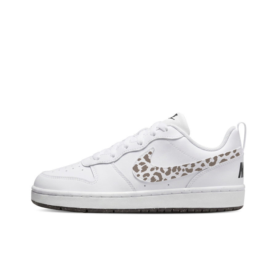 Nike Nike Court Borough Abrasion Resistant Low top Skateboard Shoes Unisex White Brown