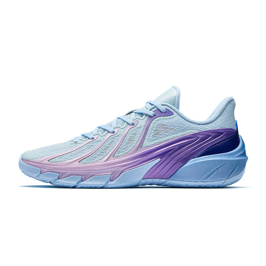 Anta Low top A SHOCK X Cement Killer PRO Dual Sided Irregular Shape TPU Basketball Shoes Men's Illusion Blue