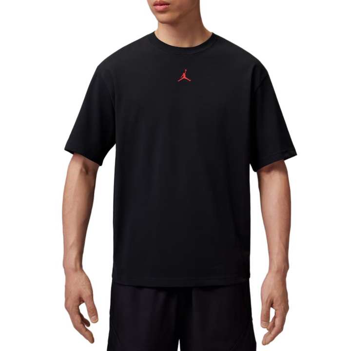 Jordan Jordan T Shirts Men's Black Crew Neck Moderate