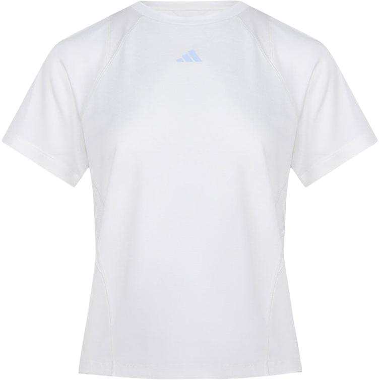Adidas Adidas T Shirts Women's White Crew Neck Moderate