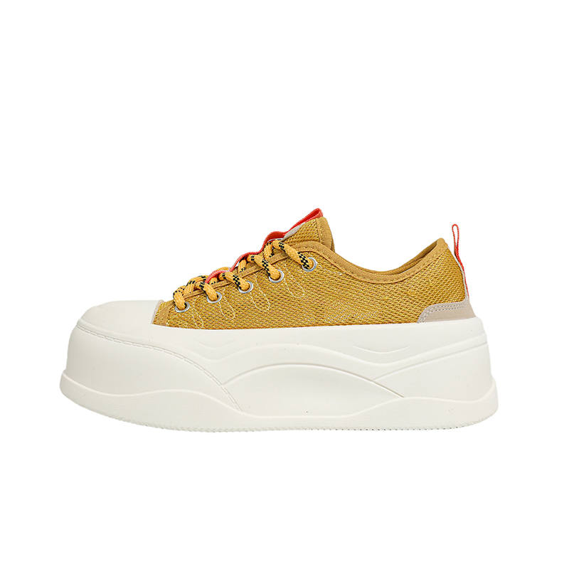 YALU Mesh Abrasion Resistant Slip Resistant Low top Skateboard Shoes Women's