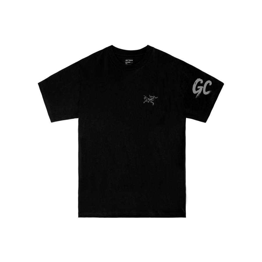 Arcteryx KRAGG T Shirts Men's Black/Black International, Suggestion Size Small Crew Neck Moderate