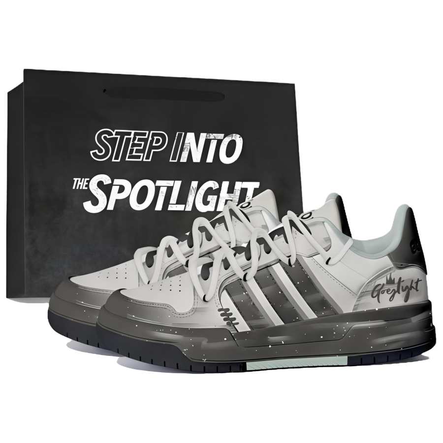 Adidas Adidas ENTRAP Synthetic Leather, Split Cow Leather Low top Skateboard Shoes Unisex Beige Gray