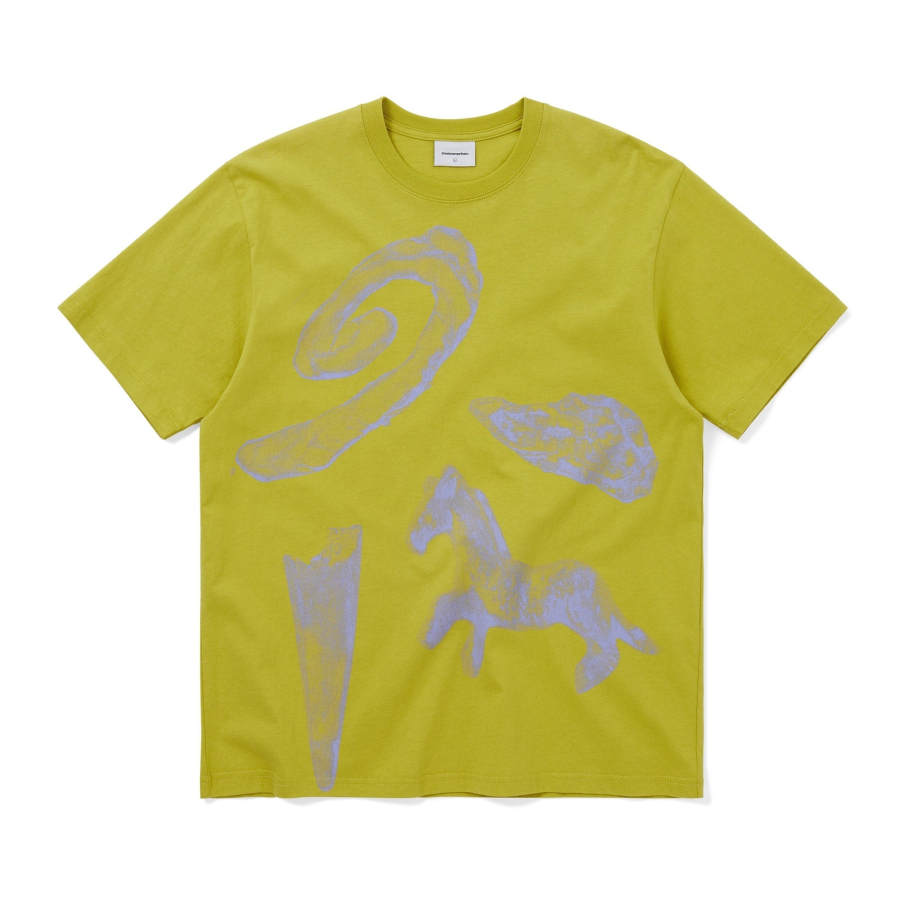 Thisisneverthat Thisisneverthat SS26 Artifacts Tee Lime Green T Shirt Unisex