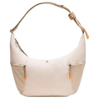 Lululemon Slouchy Sling Nylon Crossbody Bags Large Unisex White
