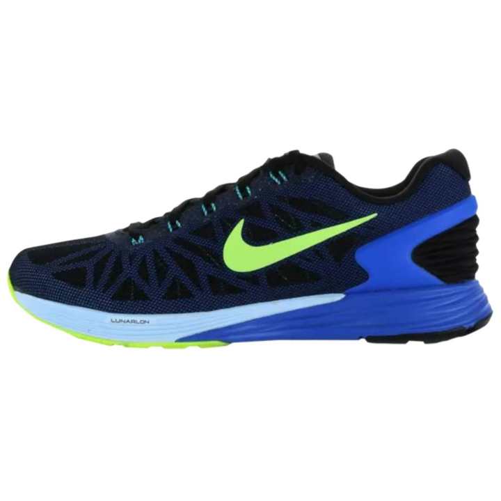 Nike Nike Lunarglide 6 Running Shoes Men's Black Blue Yellow