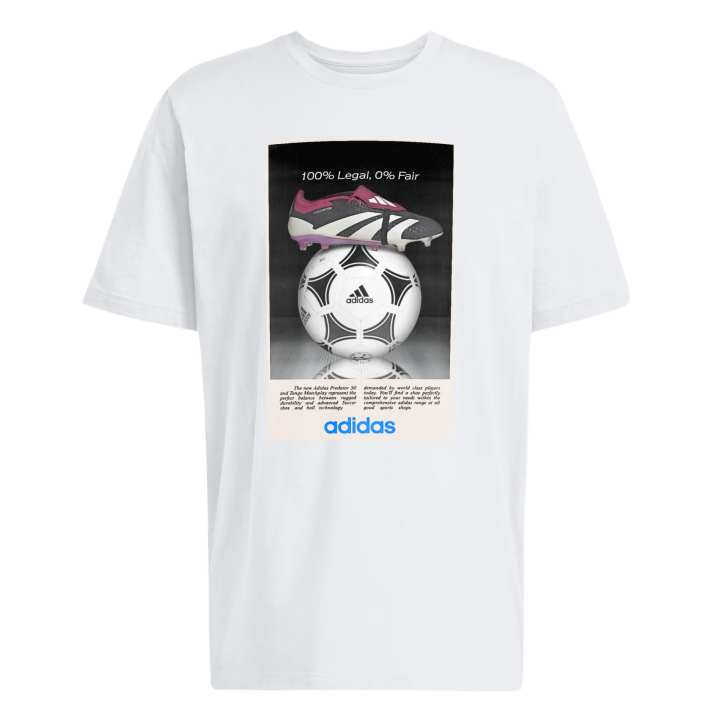 Adidas Adidas Predator T Shirts Men's White Crew Neck Moderate
