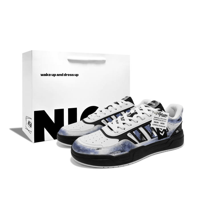 Adidas Adidas Lite Baller 1.5 Ink Dyed Galaxy R Slip Resistant Cushioning Abrasion Resistant Low top Skateboard Shoes Unisex