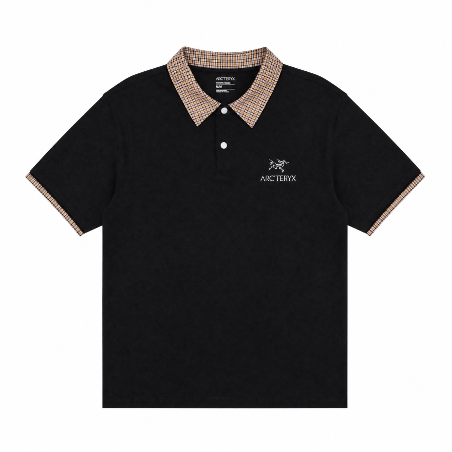 Arcteryx KRAGG T Shirts Unisex Black/Black Crew Neck Moderate Straight Fit