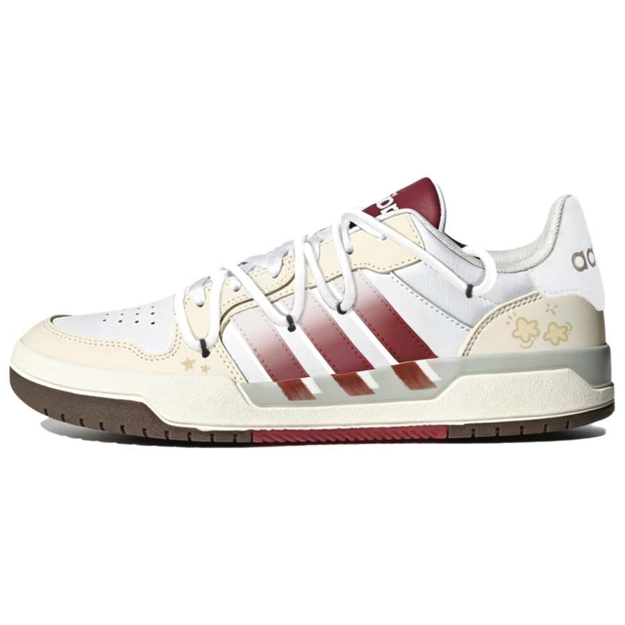 Adidas Adidas ENTRAP Slip Resistant Cushioning Abrasion Resistant Low top Skateboard Shoes Unisex Beige