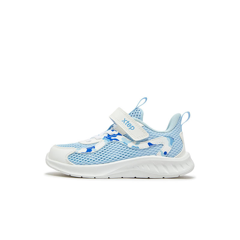 XTEP Multicolor Planet Slip Resistant Abrasion Resistant Low top Kids Lifestyle Shoes Blue Kids'