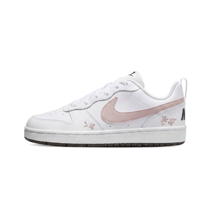 Nike Nike Court Borough Abrasion Resistant Skateboard Shoes Unisex White Pink