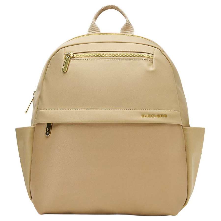 Skechers Fashion Versatile Backpack Unisex Pebble Beige