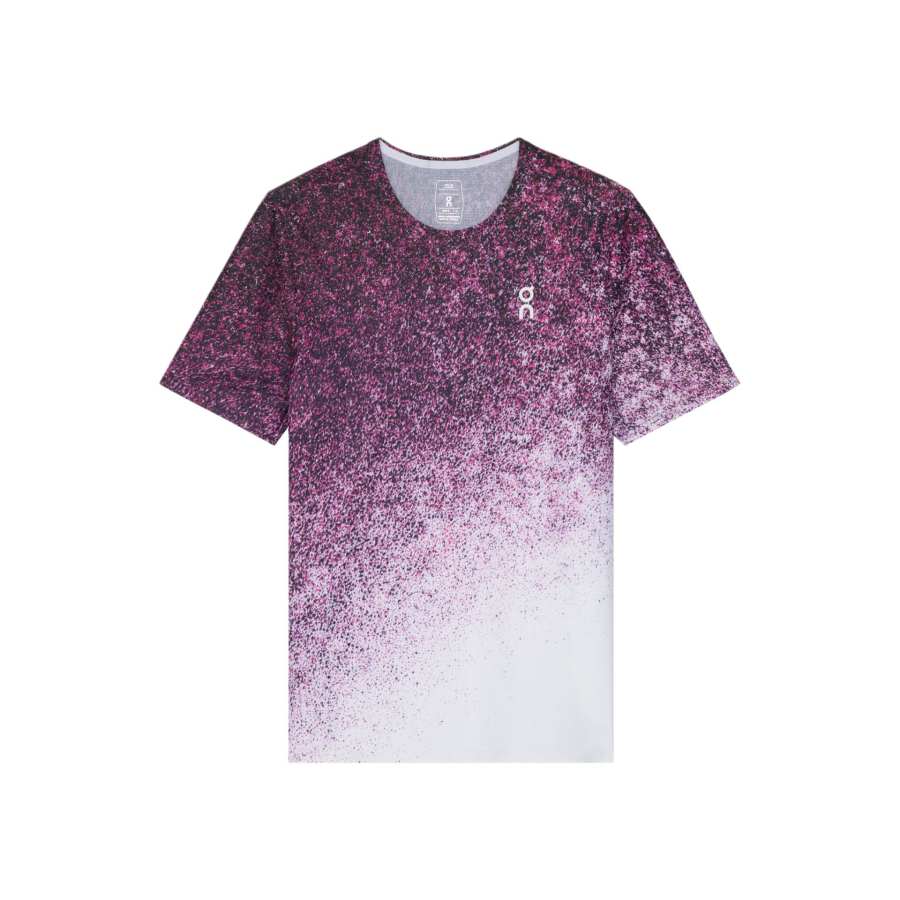 On Court Tennis Tops Men's Nebula/White Crew Neck Moderate