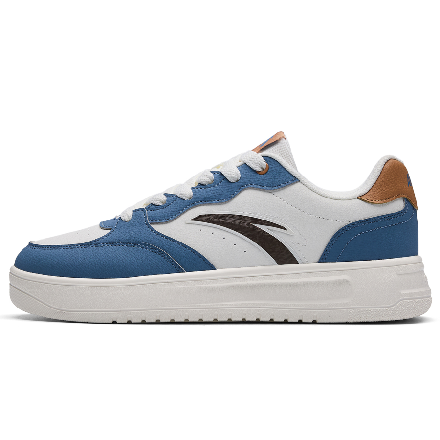 Anta Easy Coverage Slip Resistant Lightweight Low top Skateboard Shoes Men's Blue