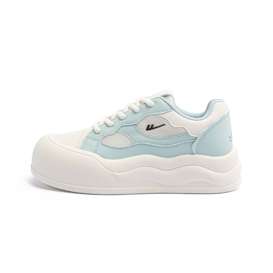 Warrior Synthetic Leather, Mesh Height Increasing Abrasion Resistant Lightweight Low top Women's Skateboard Shoes