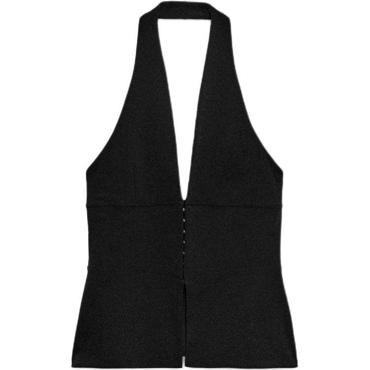 ZARA 520 Tank Tops Women's Black Other