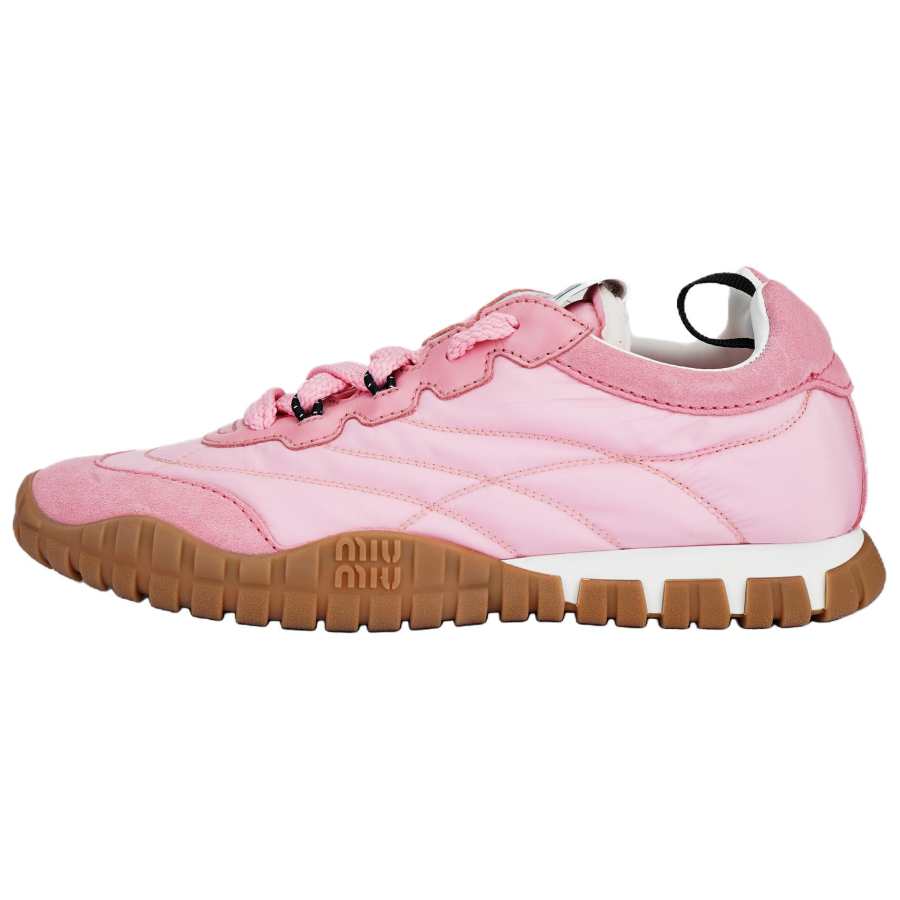 MIU MIU Tyre Low top Casual Shoes Women's Pink