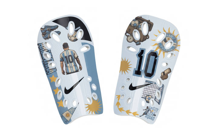 Nike Nike Soccer Shin Guard Sports Competition Training Unisex White