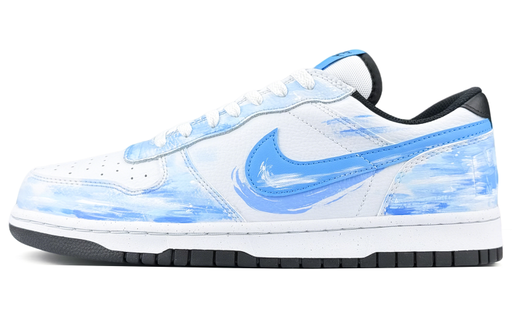 Nike Nike Big Abrasion Resistant Slip Resistant Low top Skateboard Shoes Men's Bay Blue