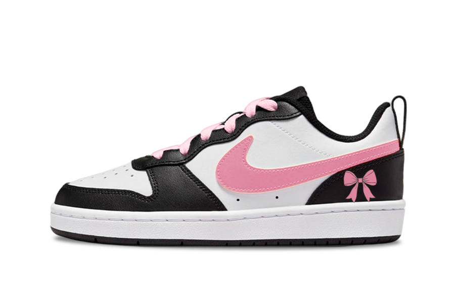 Nike Nike Court Borough Urban Chic Style Ballet Leather Cushioning Abrasion Resistant Support Low top
