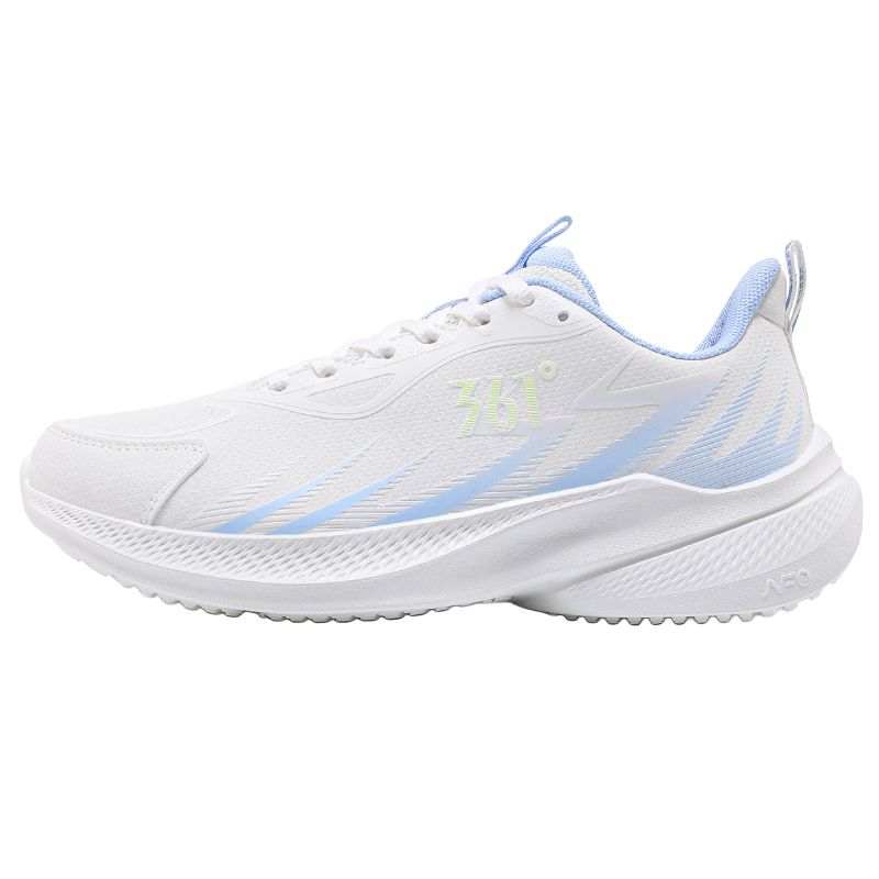 361° Light Cloud Low top Casual Running Shoes Women's Feather White Shimmer Blue