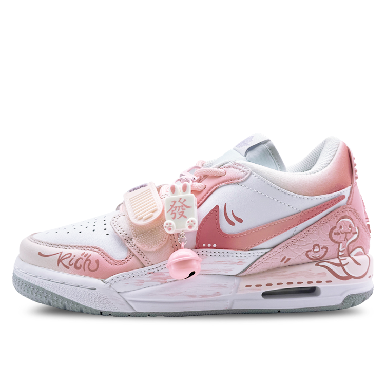 Jordan Jordan Legacy 312 Princess Prosperity Low top Kids' Skateboarding Shoes Pink White Teenagers